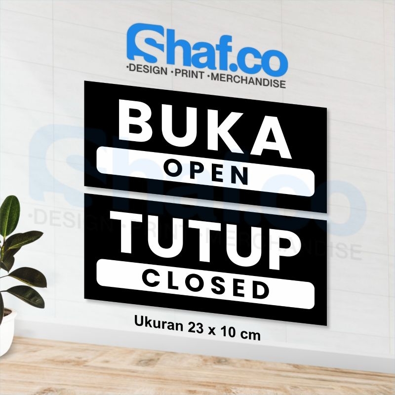 

STICKER BUKA TUTUP / OPEN CLOSED KEREN