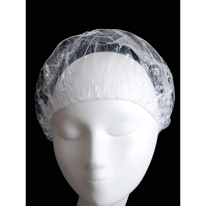 VIRGO Shower cap Plastik Mandi / Plastik Penutup Kepala / Topi Penutup Rambut Dari Helm / Plastik Se