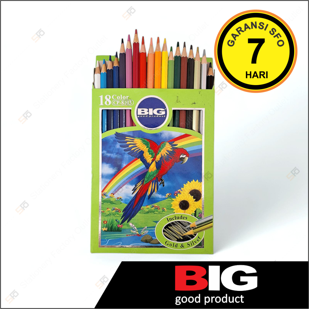 

Pensil Warna Big isi 18 - SFO Semarang Official