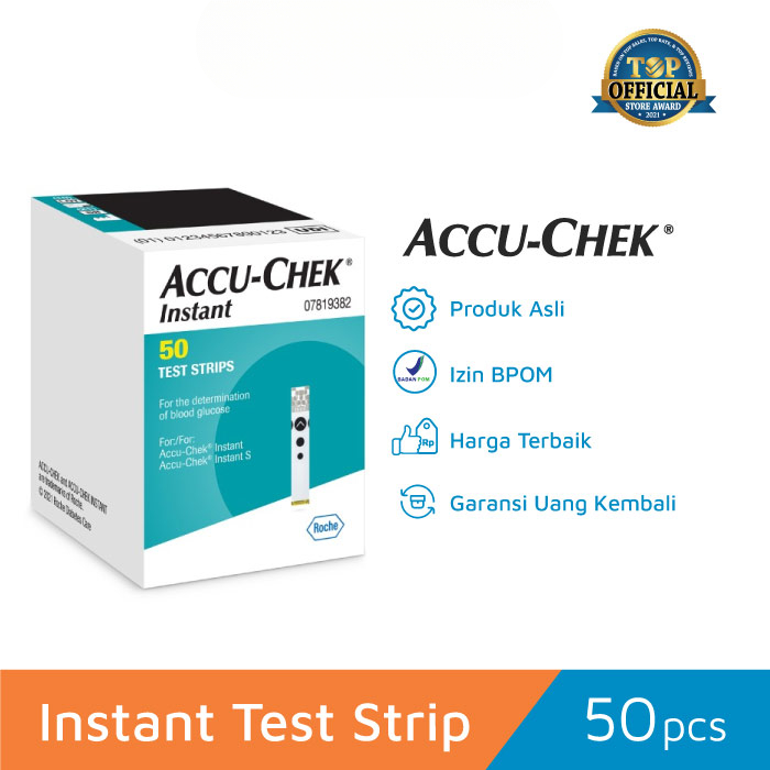 Strip Accu Chek Instant Isi 50 / AccuChek Instant Isi 50 Test