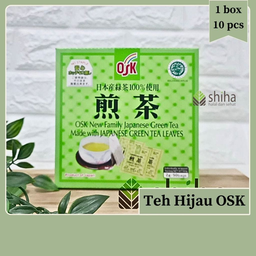 

Teh Hijau Green Tea Jepang / OSK Japanese Green Tea | Warung Shiha