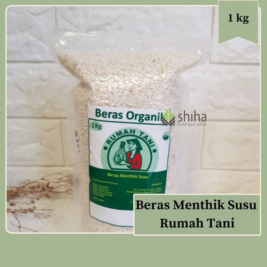 

Beras Organik Rumah Tani Menthik Susu 1kg | Warung Shiha