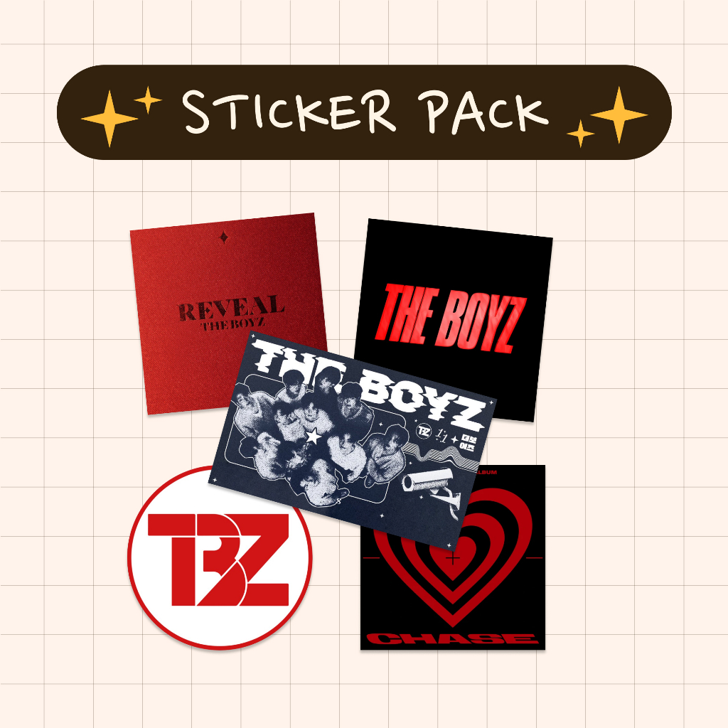 

Stiker Vinyl The Boyz Boyband Korea