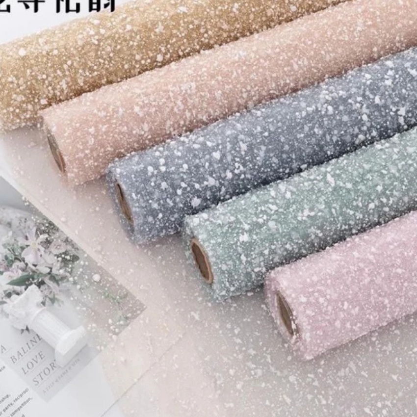 

FG2 KERTAS BUNGA TILE SALJU SNOWY MESH TILE KERTAS SALJU BUKET KAIN SALJU KOREAN MESH KERTAS WRAPPING CELLOPHANE