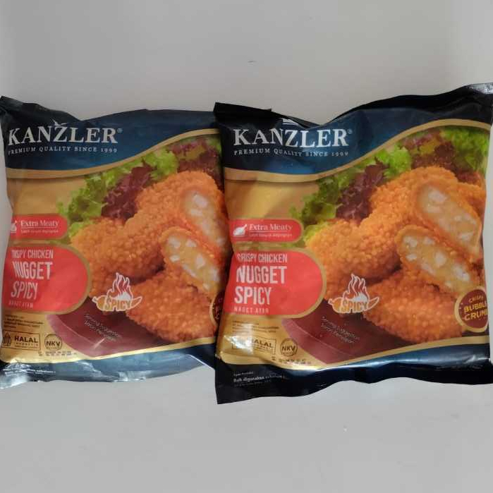 

Kanzler Chicken Nugget Spicy Crispy Bubble Crumb Netto 450gr Nugget Ayam Spicy Kanzle