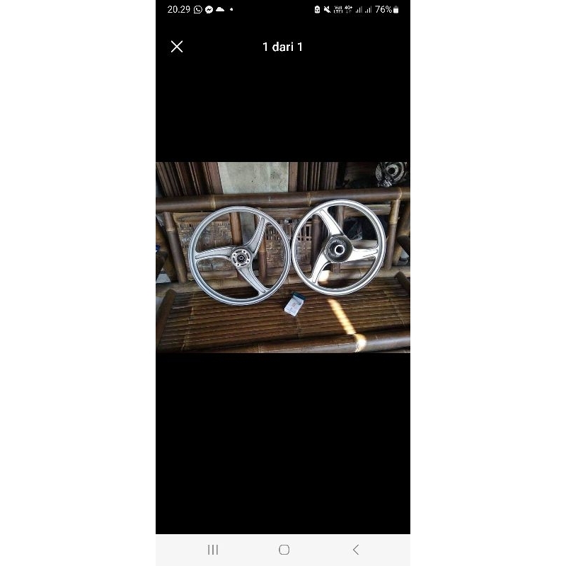 velg racing kawasaki kaze kazeR original