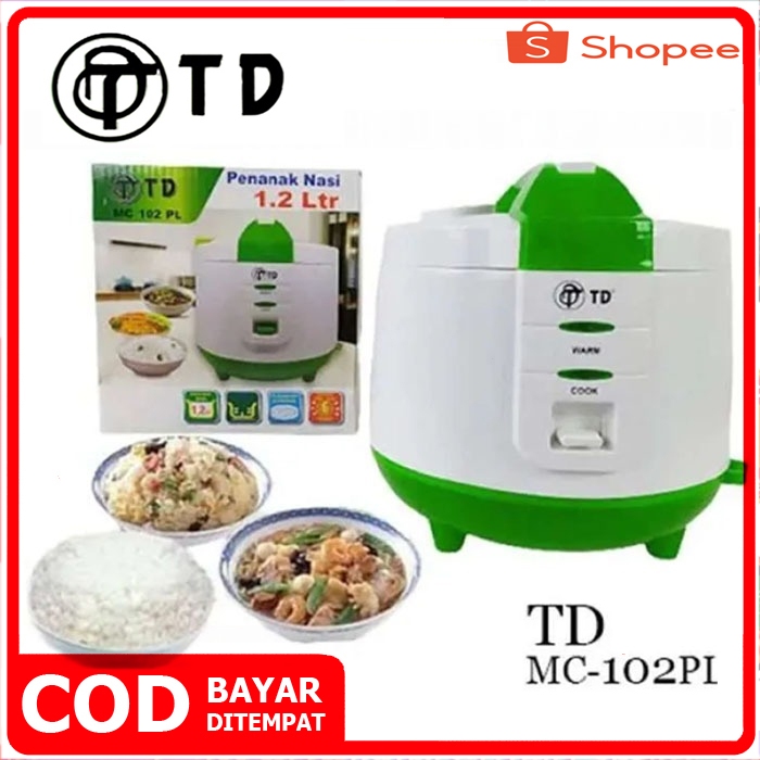 MAGIC COM TD ( 1.2 LITER ) RICE COOKER / MEJIKOM / MAGICOM / MEJIKOM KECIL / MEJICOM
