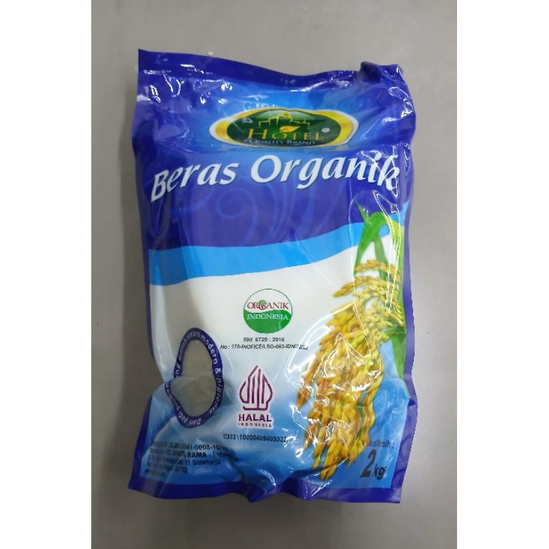 

Beras Organic HOTEL Organic Rice 2 kg - HK, HM, LM