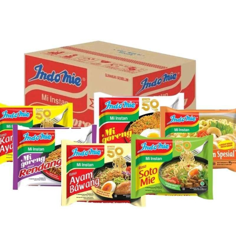 

Indomie Instant Perdus / Indomie Goreng, Soto, Ayam Bawang, Kari Ayam isi 40 pcs