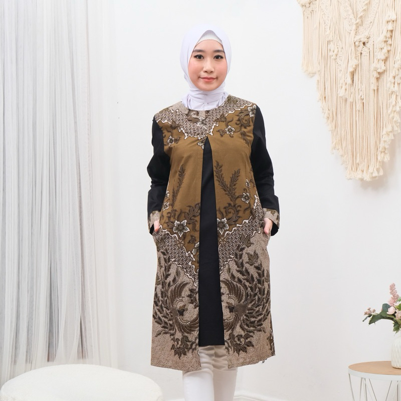 Batik Premium Tunik Wanita Solo Puring Premium