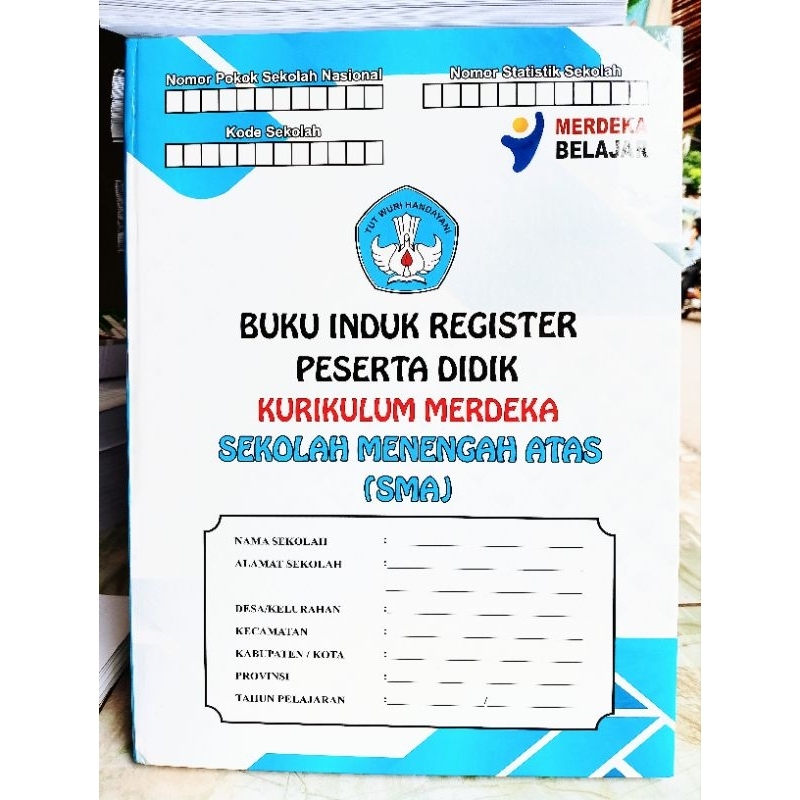 

BUKU INDUK PESERTA DIDIK SEKOLAH MENENGAH ATAS (SMA) KURIKULUM MEDEKA - BUKU INDUK SISWA SMA KURIKULU MERDEKA ISI 50 SISWA