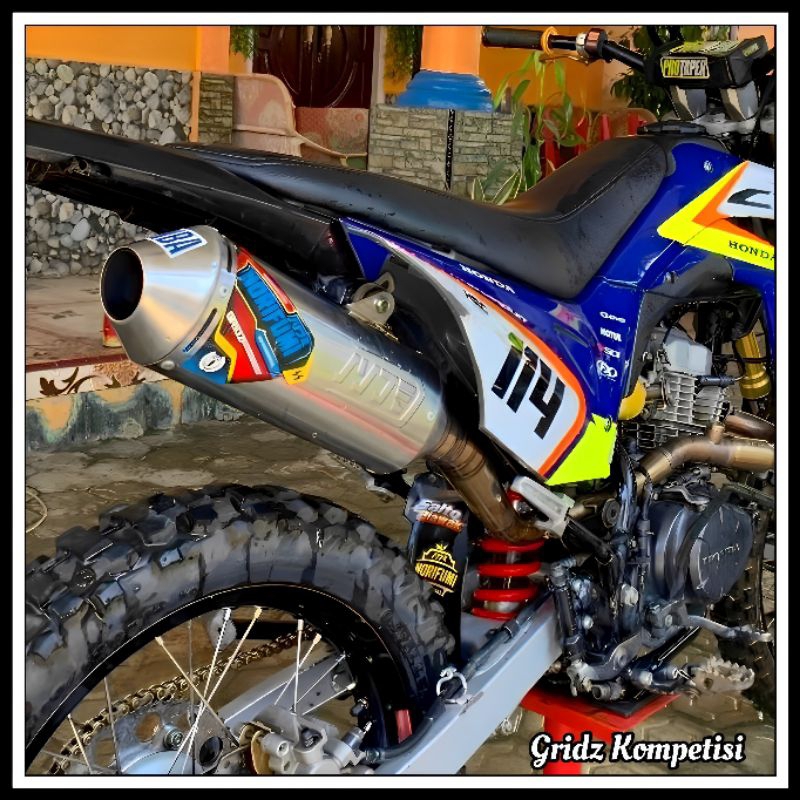 Knalpot NORIFUMI Gridz Competition KLX140 KLX150 CRF150L WR155 DTRACKER150 VIAR CROSS X150