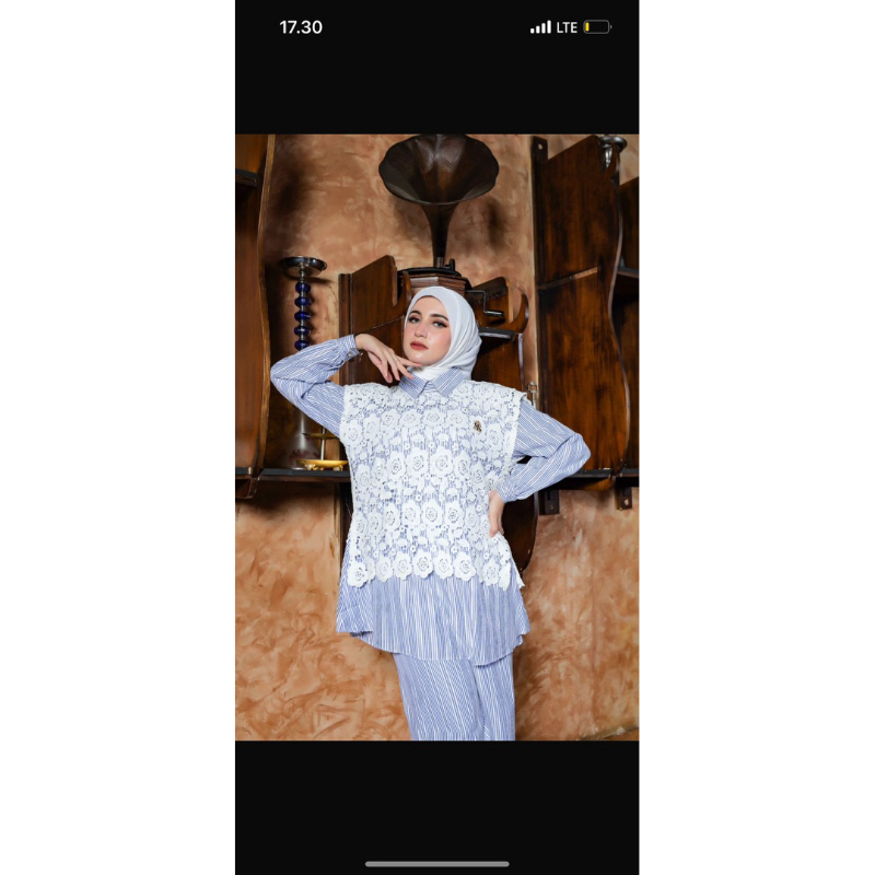 setelan shella saukia ori