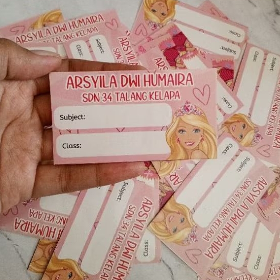 

Stiker Label Nama Buku Sekolah Isi 25