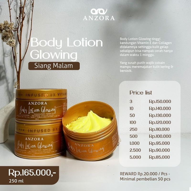 ANZORA BODY LOTION GLOWING