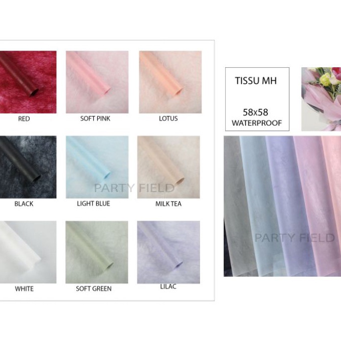 

FG2 1PAK2PCS TISUMH kertas bunga flower wrapping paper