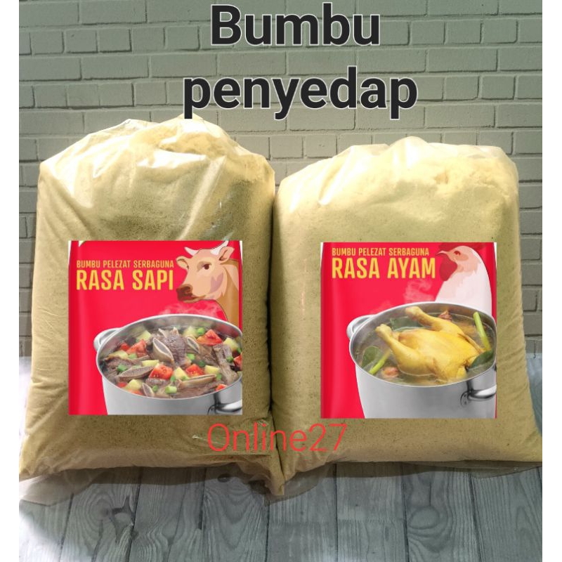 

1kg Bumbu penyedap Rasa Ayam dan Sapi Termurahh