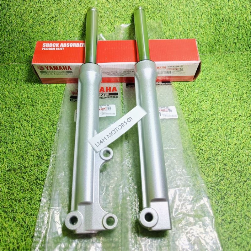As shock tabung Yamaha Mio j/Mio M3/Fino karbu/X-Ride/fino125/Soul GT (Silver)