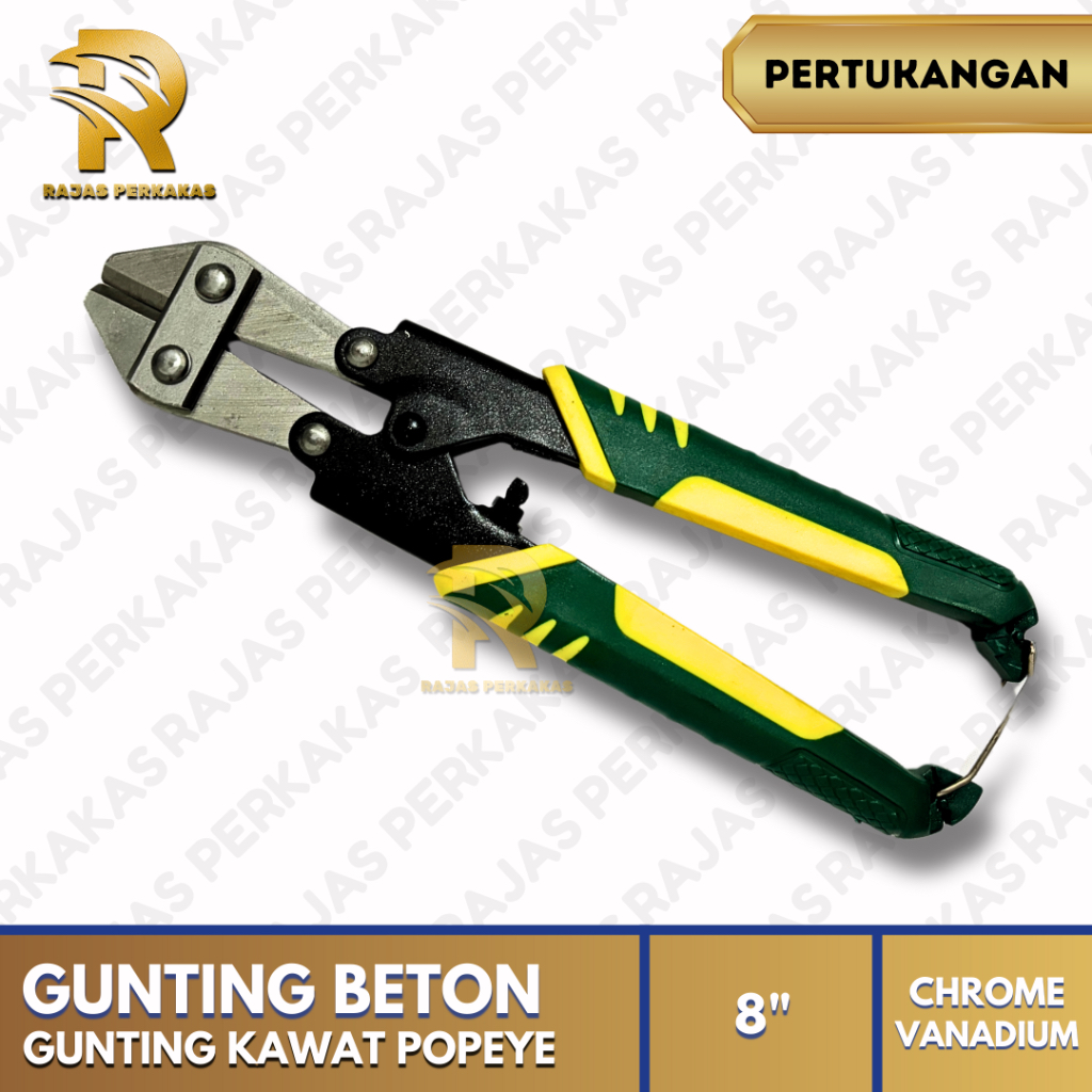 GUNTING BETON 8" POPEYE / GUNTING KAWAT BESIi 8” / BOLT CUTTER