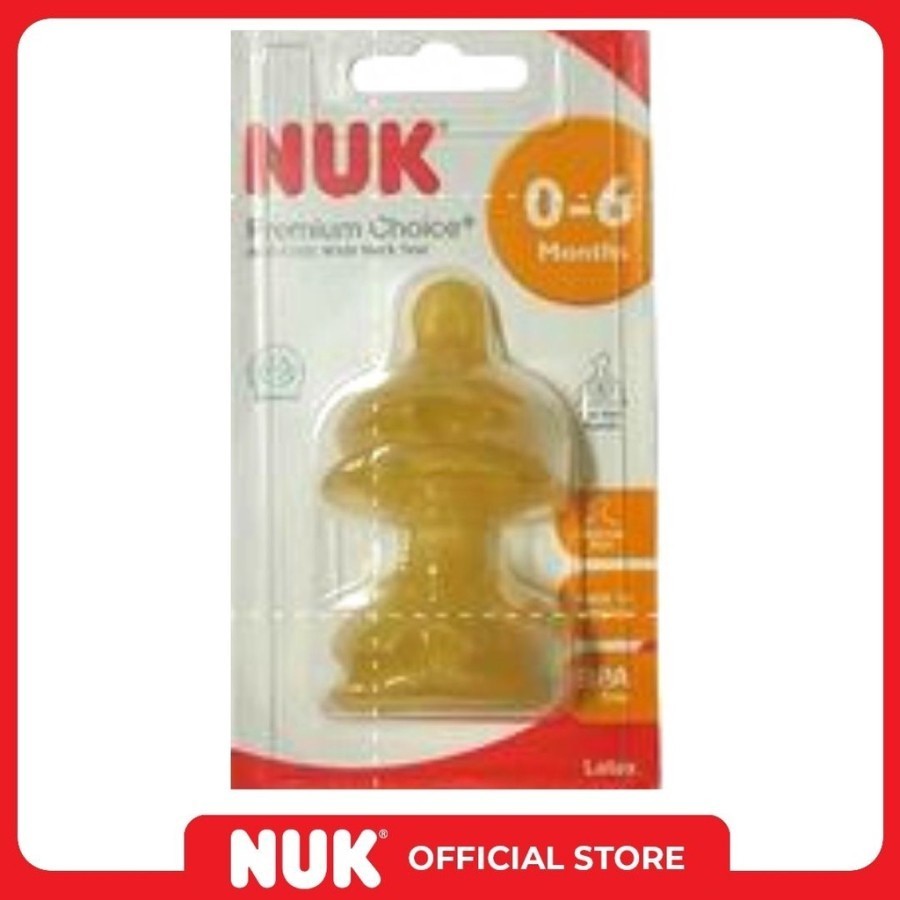 NUK DOT Latex WIDE NECK