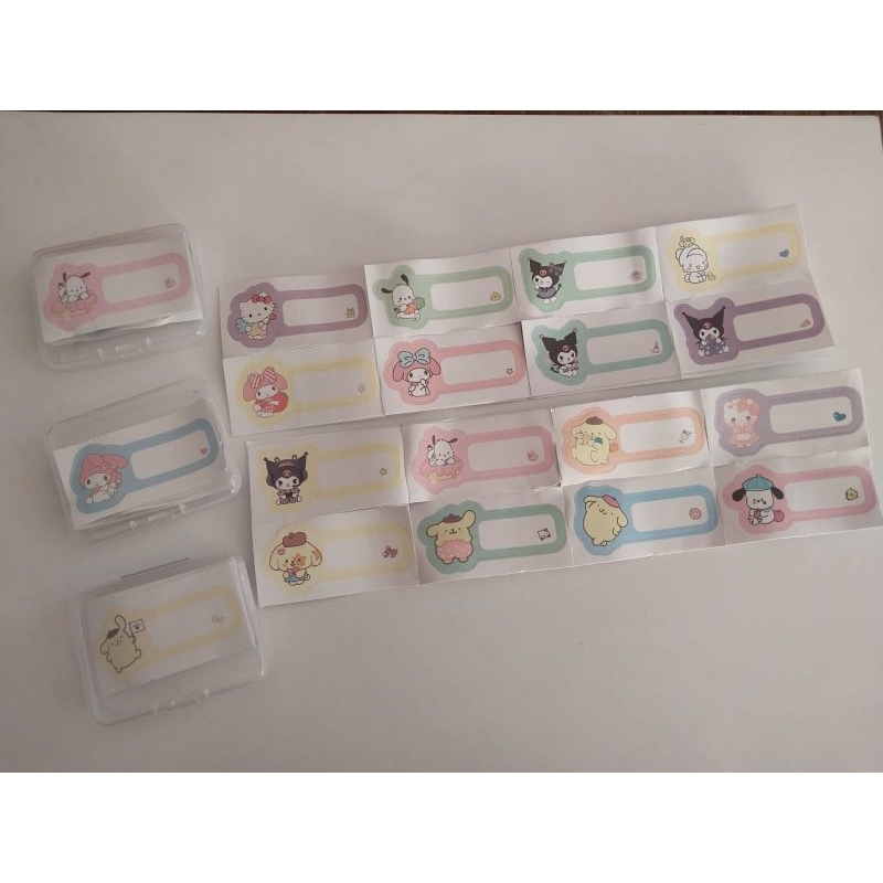 

Label Nama/Sticker Nama/Name Label/Name Sticker Sanrio isi 16 pcs