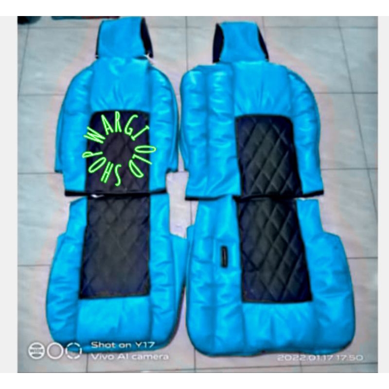 sarung jok / cover jok mobil Hilux single kabin Strada Triton variasi aksesoris