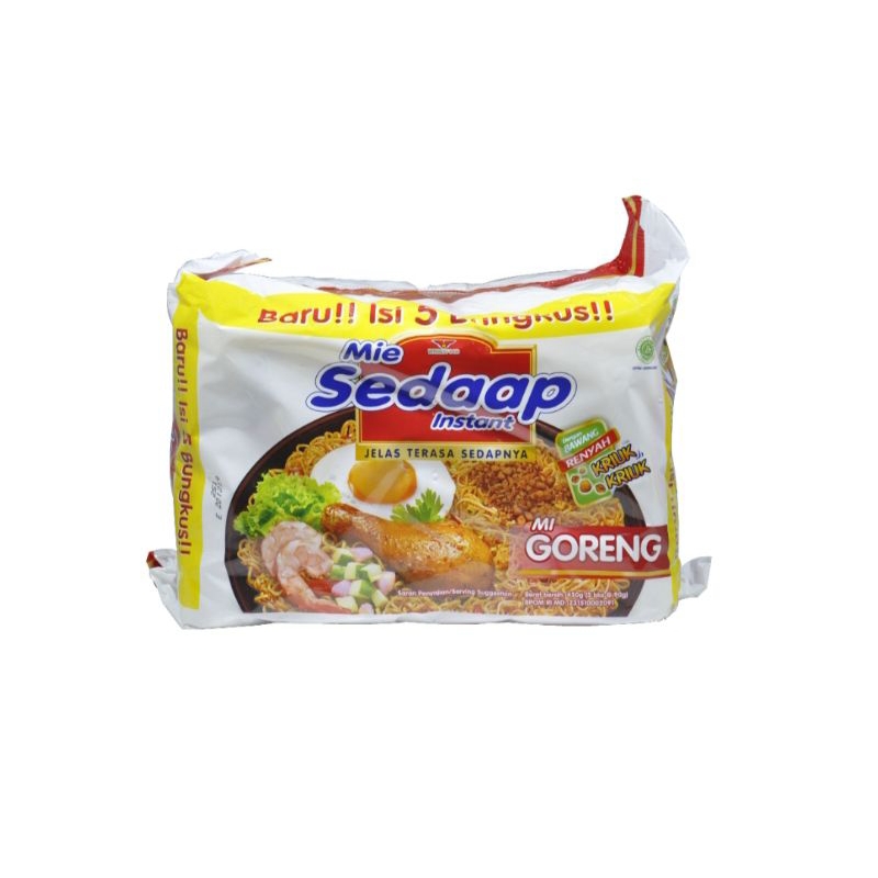 

sedaap Mie instan goreng Multipack isi 5pcs