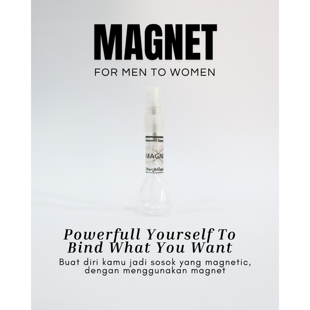 MAGNET - PHEROMONE CONCENTRATE BY PHEROMAGNETIC PARFUM PEMIKAT PELET PRIA WANITA TAHAN LAMA ORIGINAL