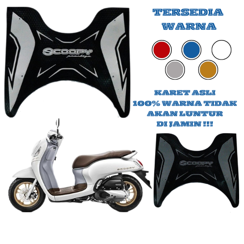 karpet motor scoopy 2021-2024 / pijakan kaki motor honda new SCOOPY 2021-2024