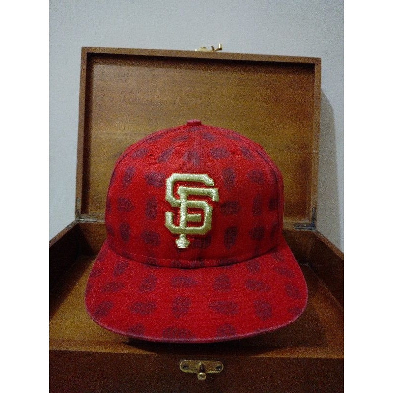 Topi New Era Sf Full Print SF blok hitam