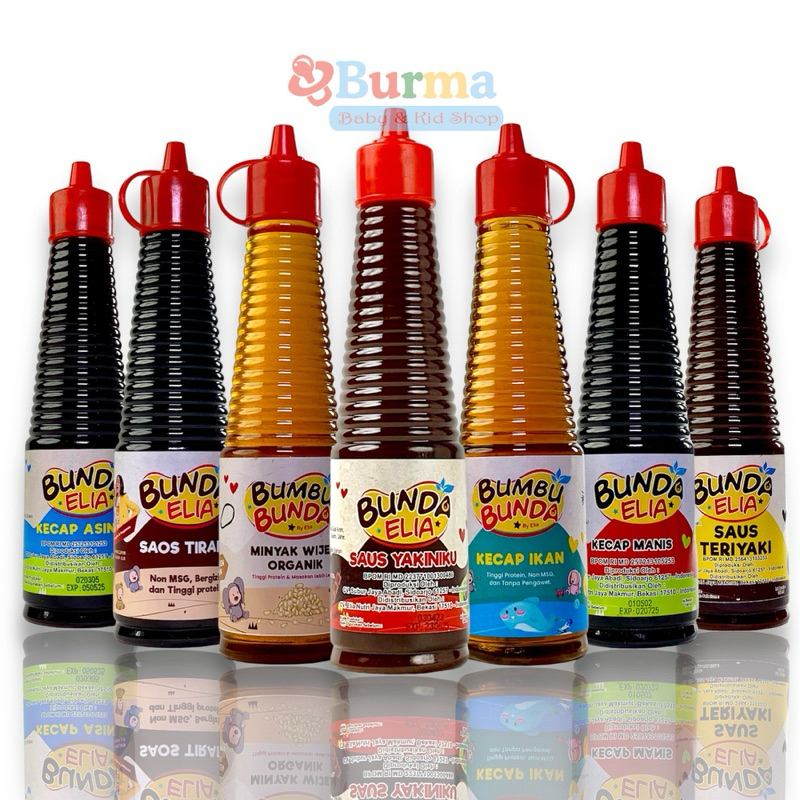 

[ BBE ] Bumbu Bunda Elia Kecap MPASI non msg - bumbu mpasi | kecap asin mpasi | Minyak Wijen mpasi