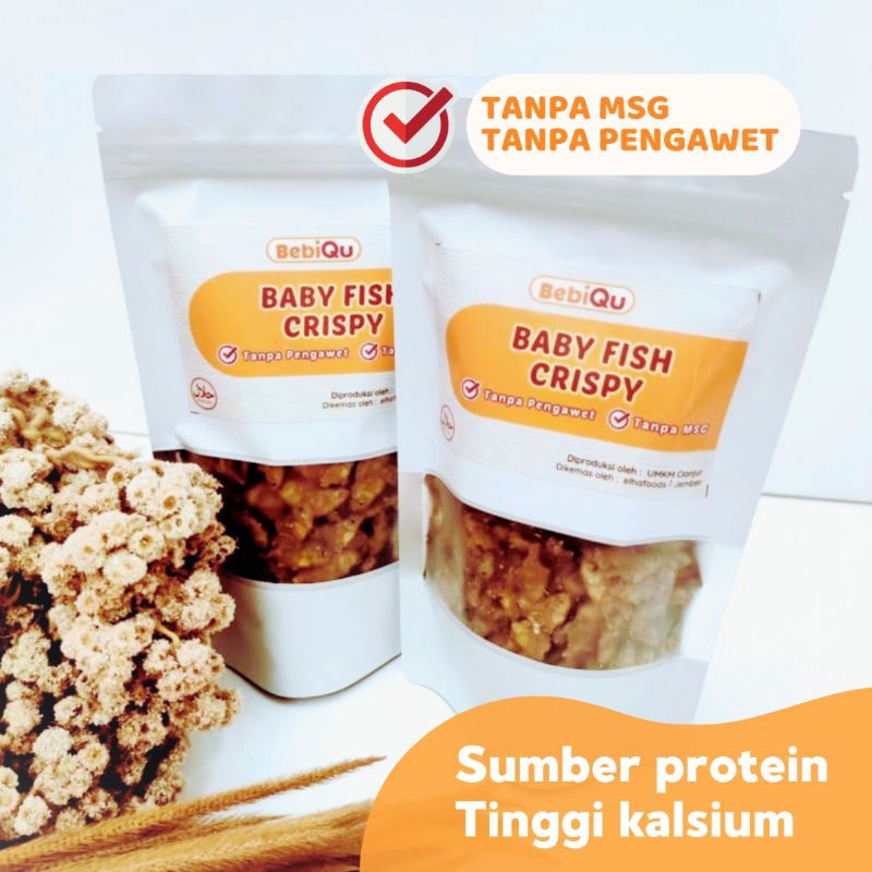 Craft Ceedar Baby Fish Crispy Bebiqu Ikan Petek Krispi Anti Gtm Sehat Non Msg