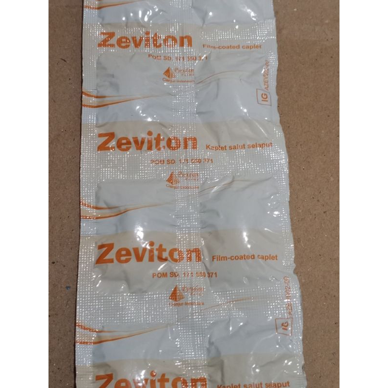 zeviton strip 10 tablet suplemen multivitamin