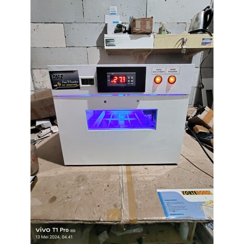 Mesin Penetas Telur , Full Otomatis Kap-30 System Rak Geser Bisa Cod