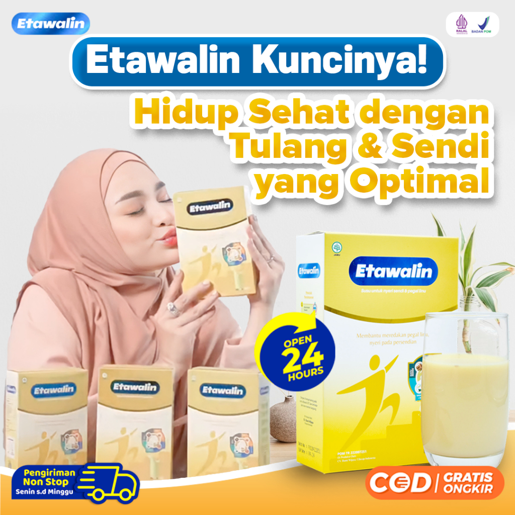 

Etawalin Original – Susu Kambing Etawa Sembuhkan Syaraf Kejepit Nyeri Sendi Asam Urat Rematik Original 1 Box