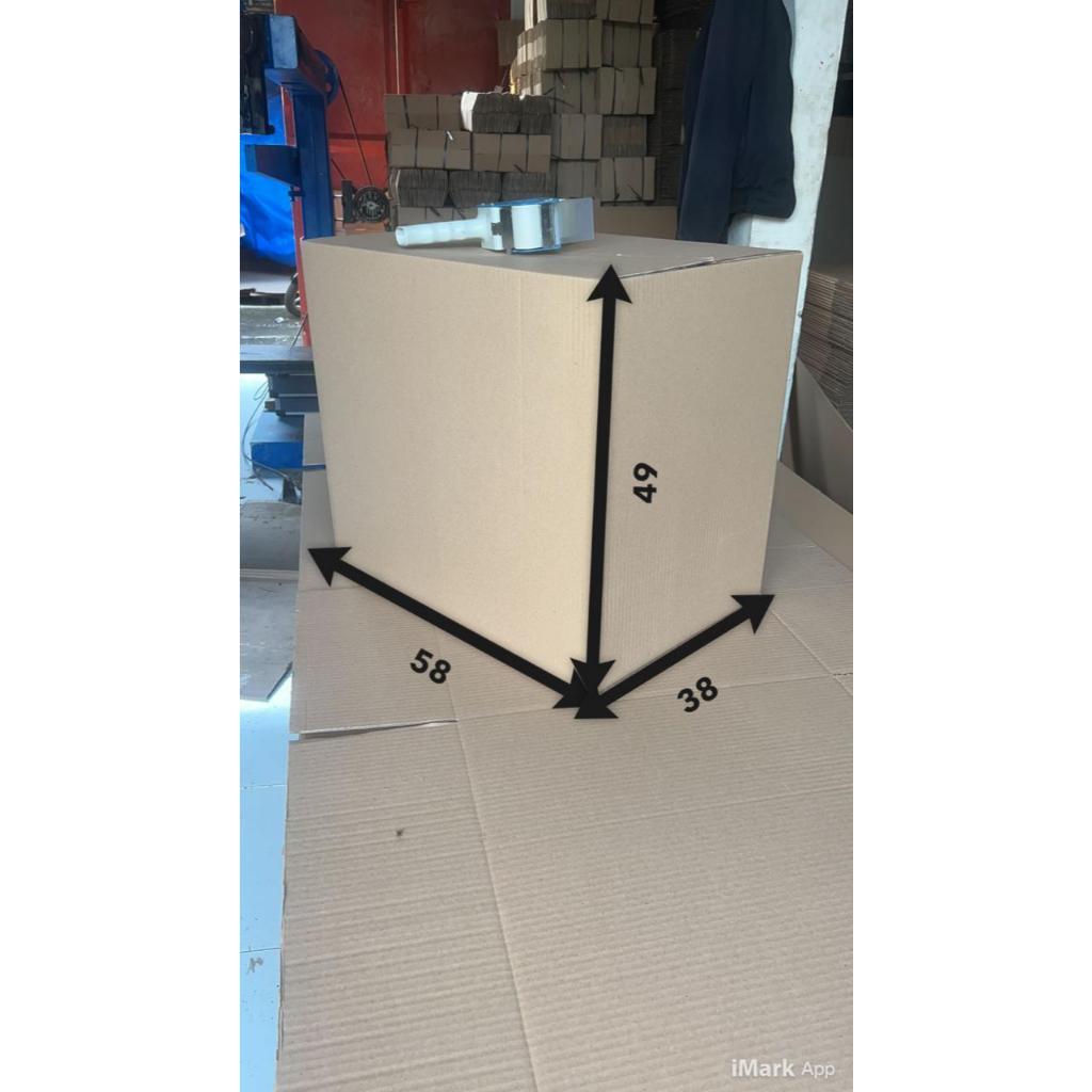 

Kardus baru uk 58x38x49cm