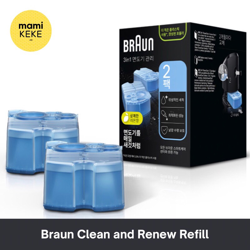 Braun Clean and Renew Shaver Cleaner Braun CCR2 Braun C