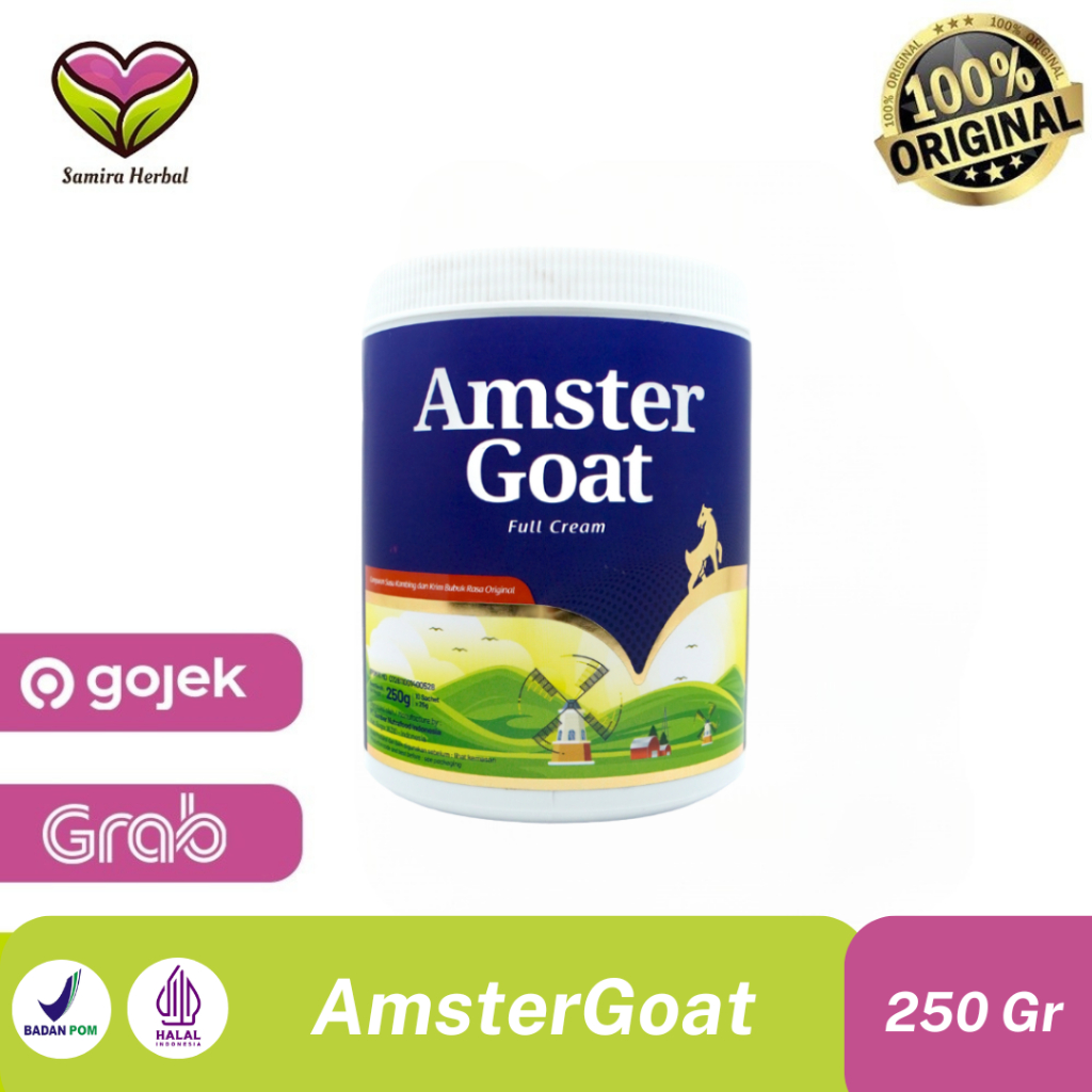 

AMSTER GOAT Susu Kambing Solusi Atasi Diare nyeri sendi sembelit sakit perut 250gr