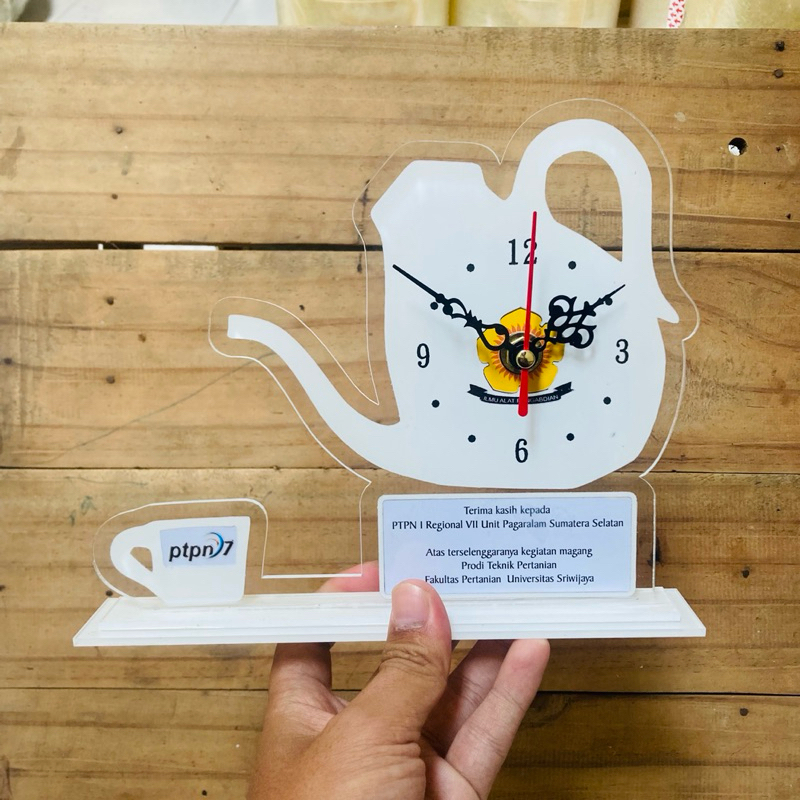Kenang kenangan Magang Custom Jam Alrilik Untuk PKL