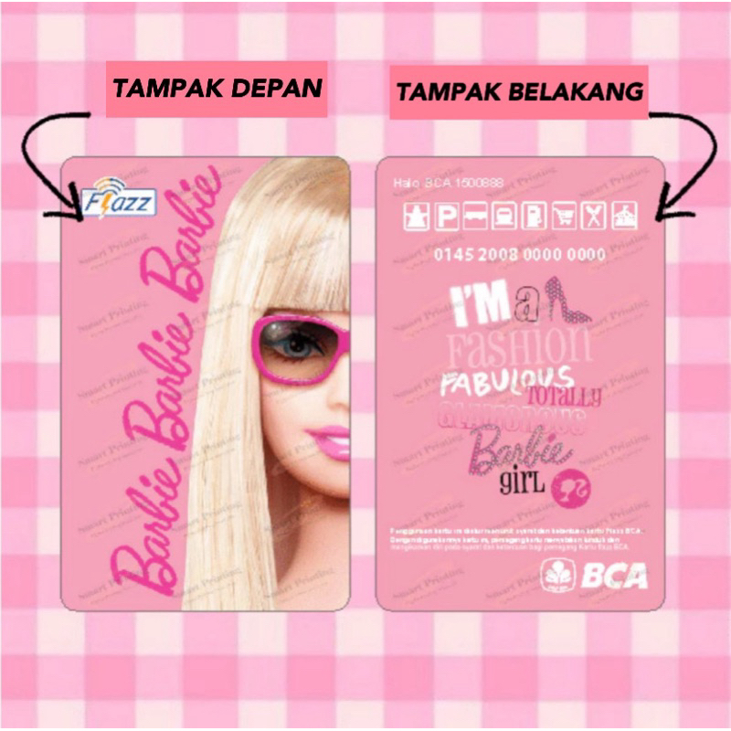 TAPCASH BARBIE FLAZZ BCA GEN2 TAPCASH BRIZZI TAPCASH MANDIRI TAPCASH BNI TAPCASH NFC SALDO 0