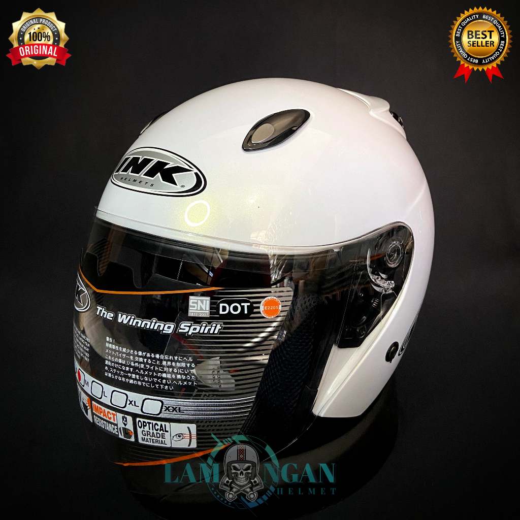 HELM INK CENTRO ORIGINAL 100% SNI DOT TERLARIS INK RETRO