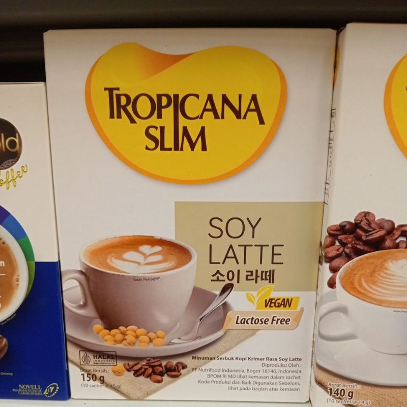 

Tropicana Slim Soy Latte Vegan Isi 10