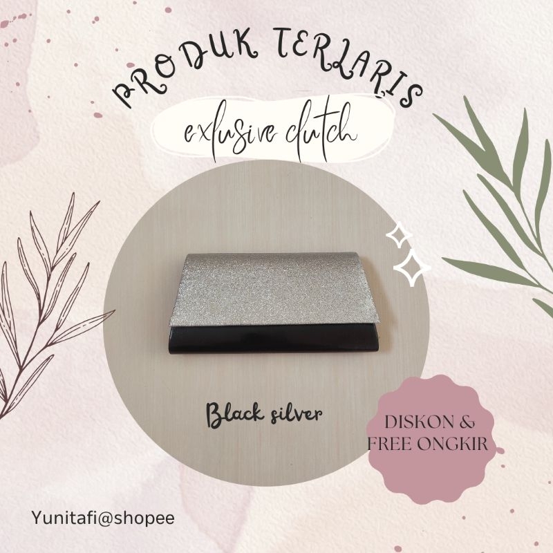 Clutch bag/tas pesta wanita/tas pesta murah/tas pesta grosir/tas pesta silver/tas pesta lucu