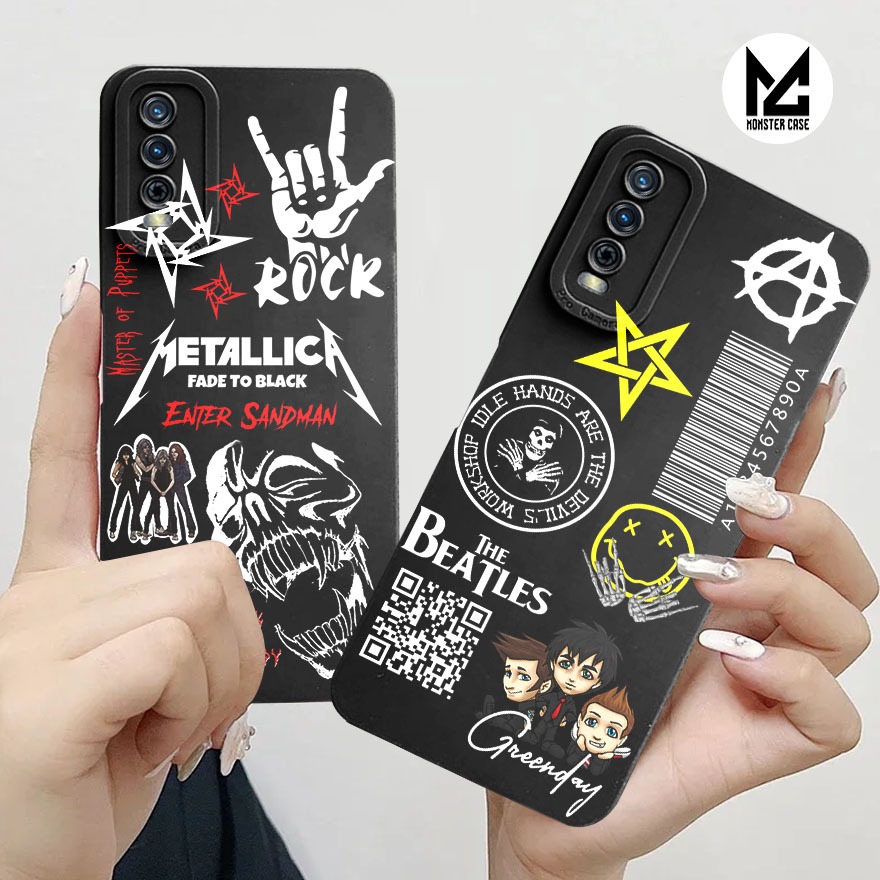Softcase Vivo Y12s / Y20 / Y20s Case Procamera Series Band Metal Stiker 02 - Monstercase