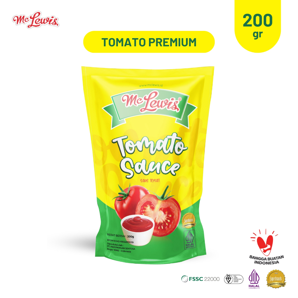 

Mc Lewis Premium Tomato Sauce 200 g
