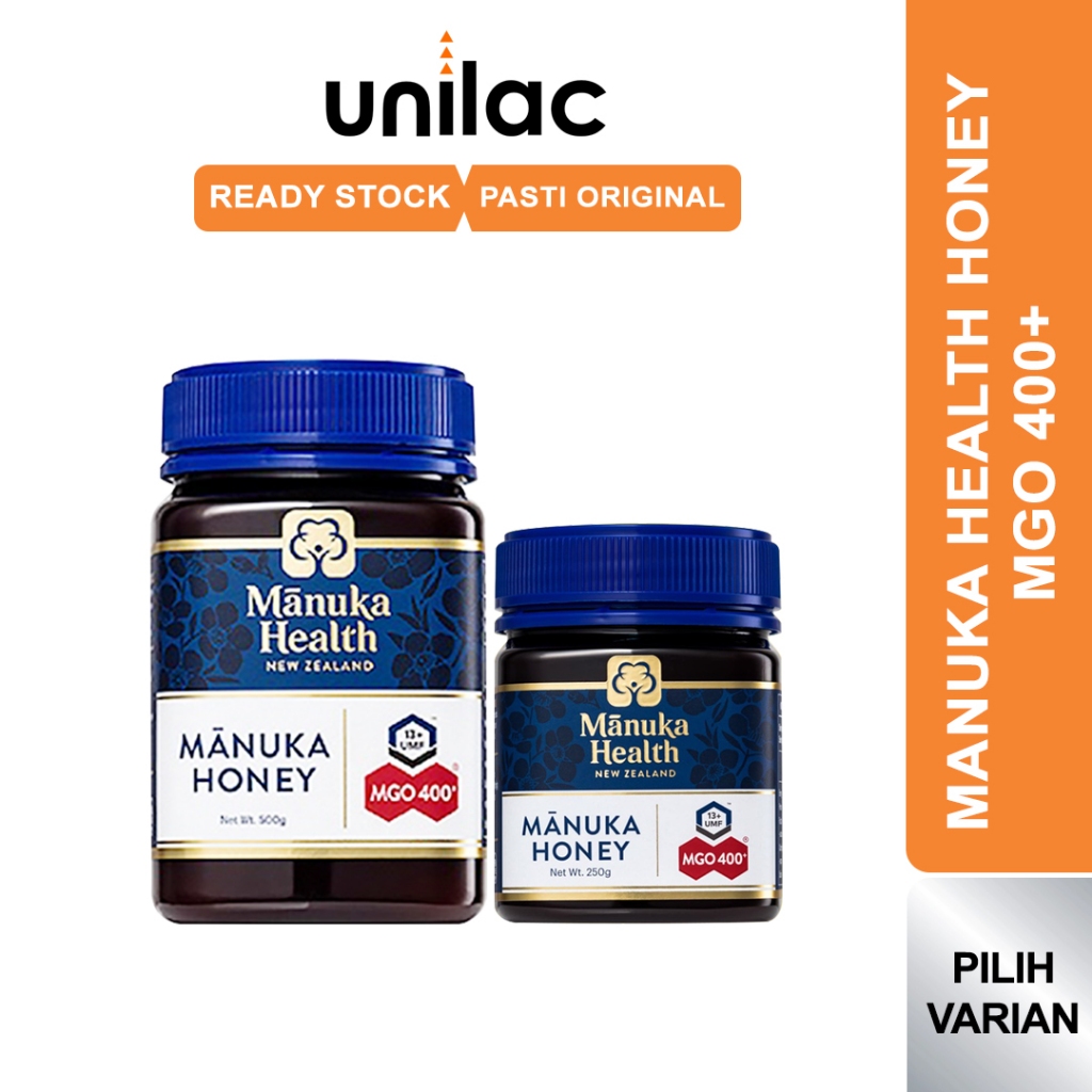 Manuka Health Mgo 400+ 250gr - Madu Manuka | Manuka Honey | Original Honey New Zealand