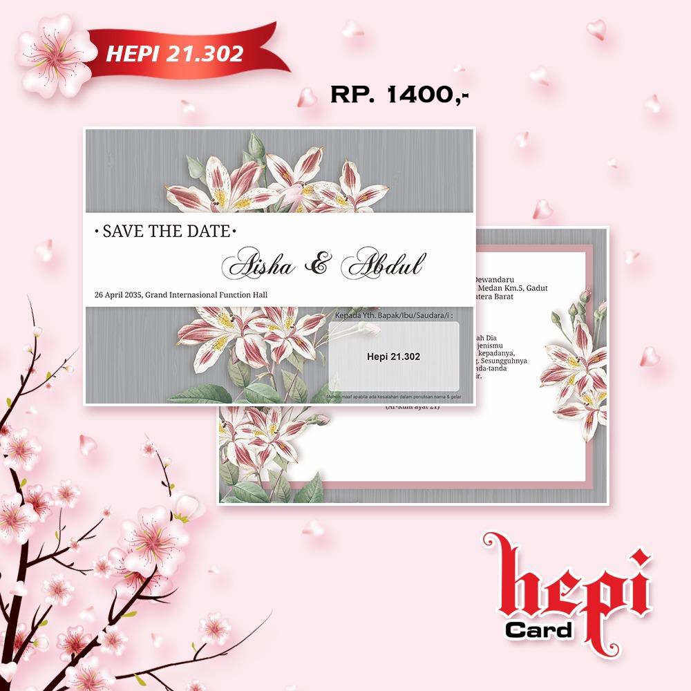 Cetak Undangan Blangko Pernikahan terjangkau Hepi 21.302