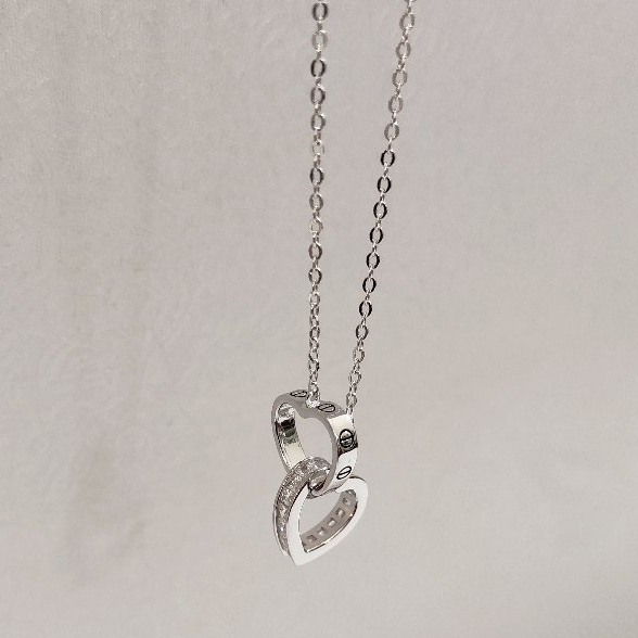 KALUNG WANITA SILVER 925 LOVE
