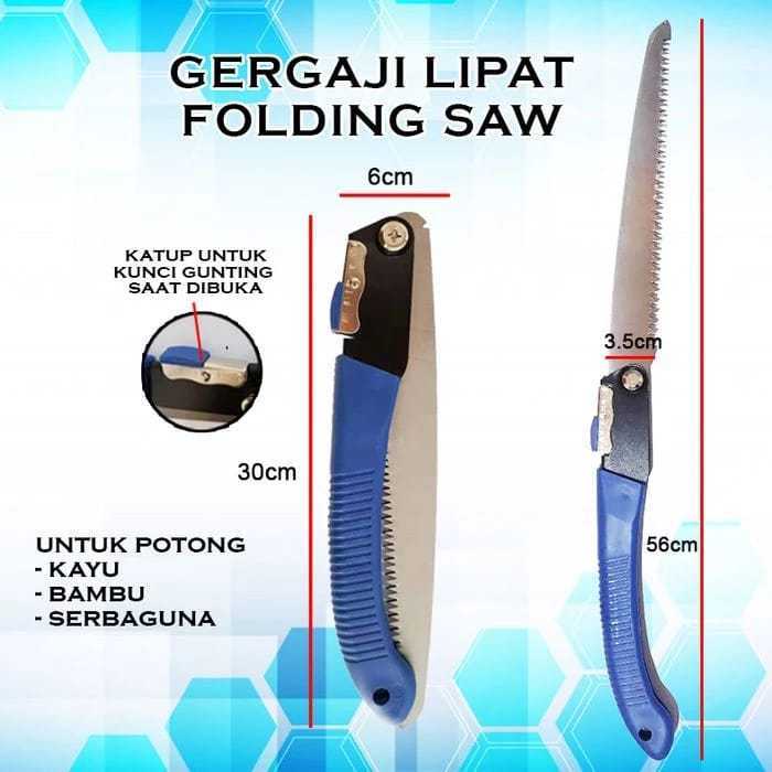 GERGAJI LIPAT POTONG KAYU DAHAN RANTING BAMBU DLL|| FOLDING SAW POTONG KAYU MUDAH DIBAWA||GERGAJI LI
