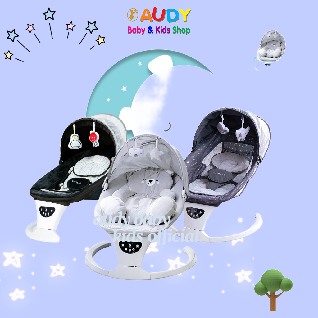 AUDY BABY - SUGAR BABY MOM HUG BABY SWING BED | AYUNAN BAYI | AYUNAN OTOMATIS | BOUNCER BAYI